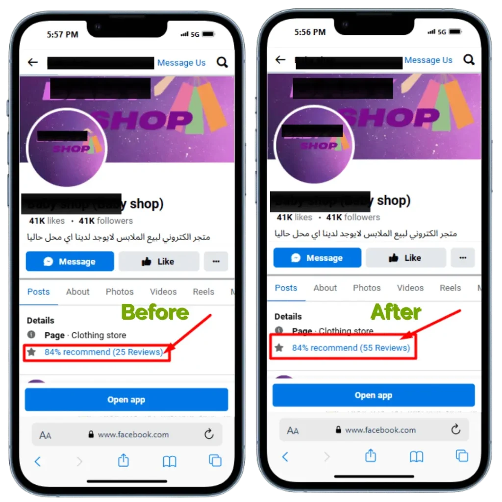 Benefits after buying real facebook reviews from RB IT Agency