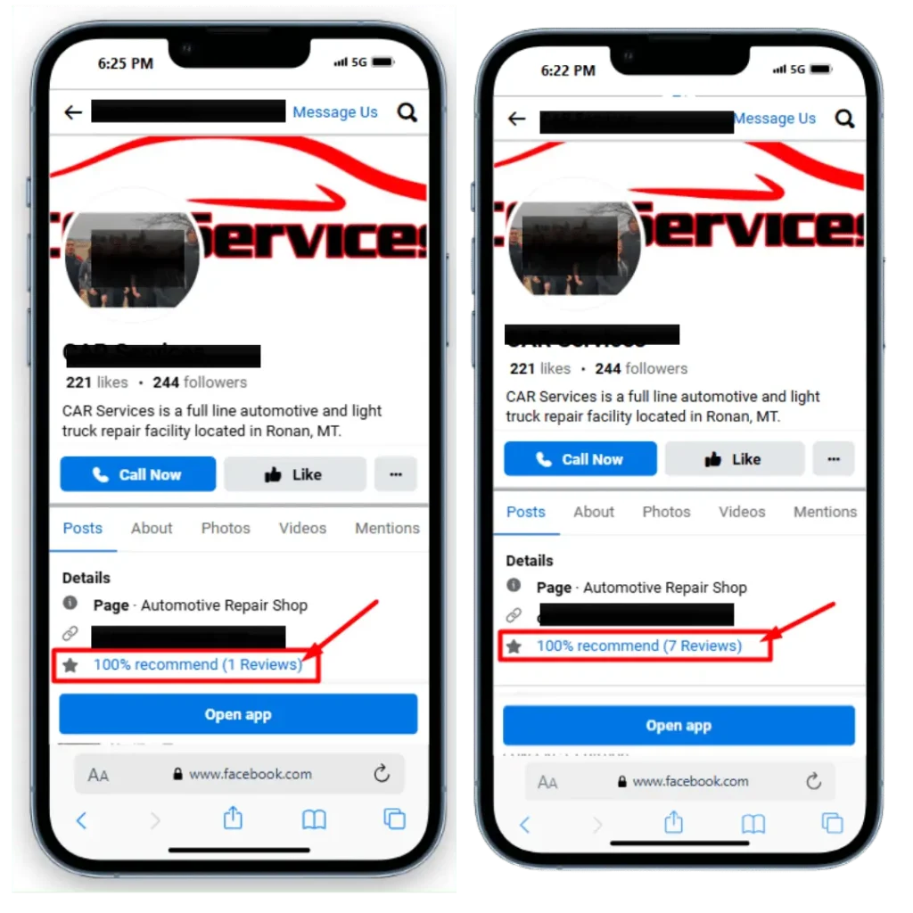 Benefits after buying real facebook reviews from RB IT Agency