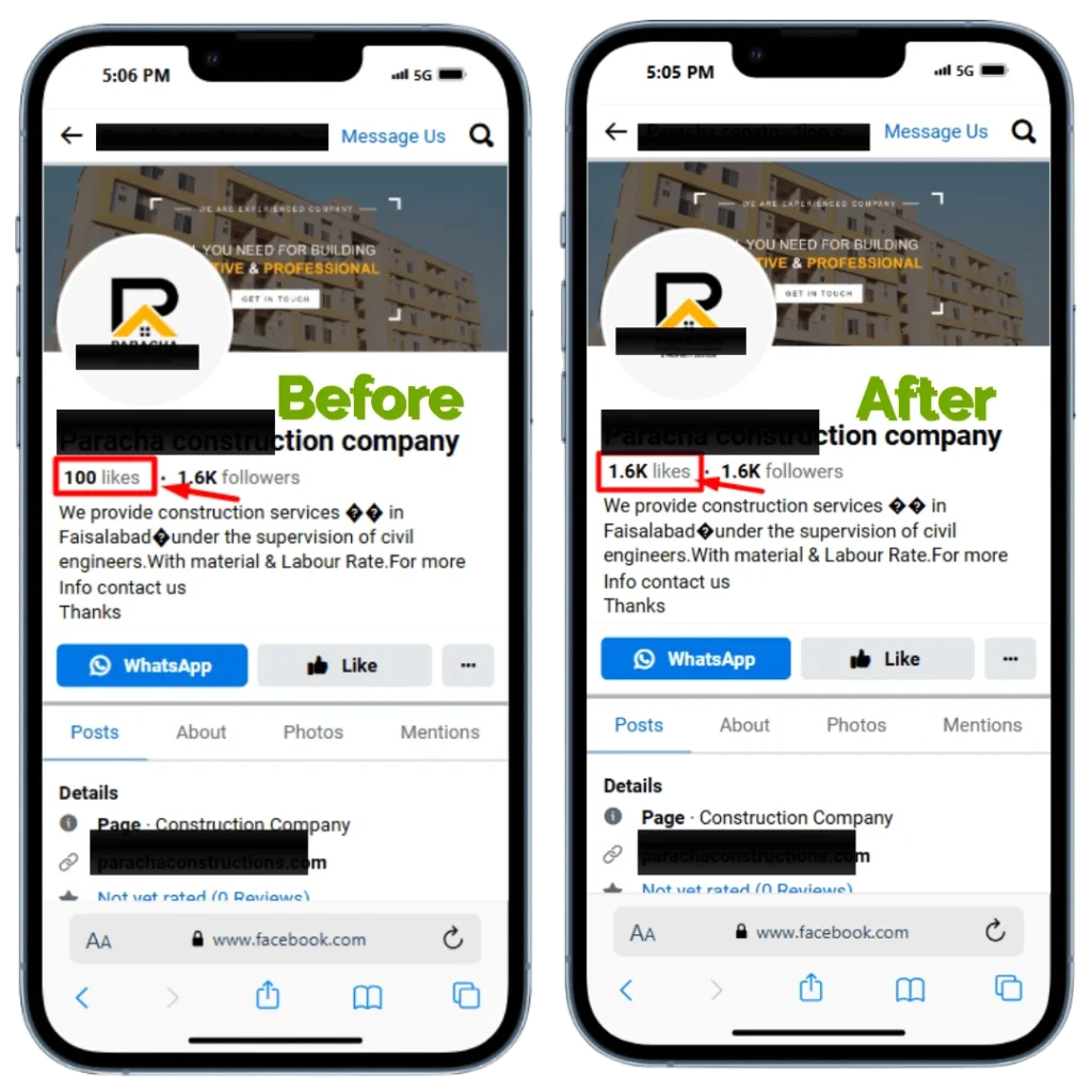 Benefits after buying real facebook likes from RB IT Agency