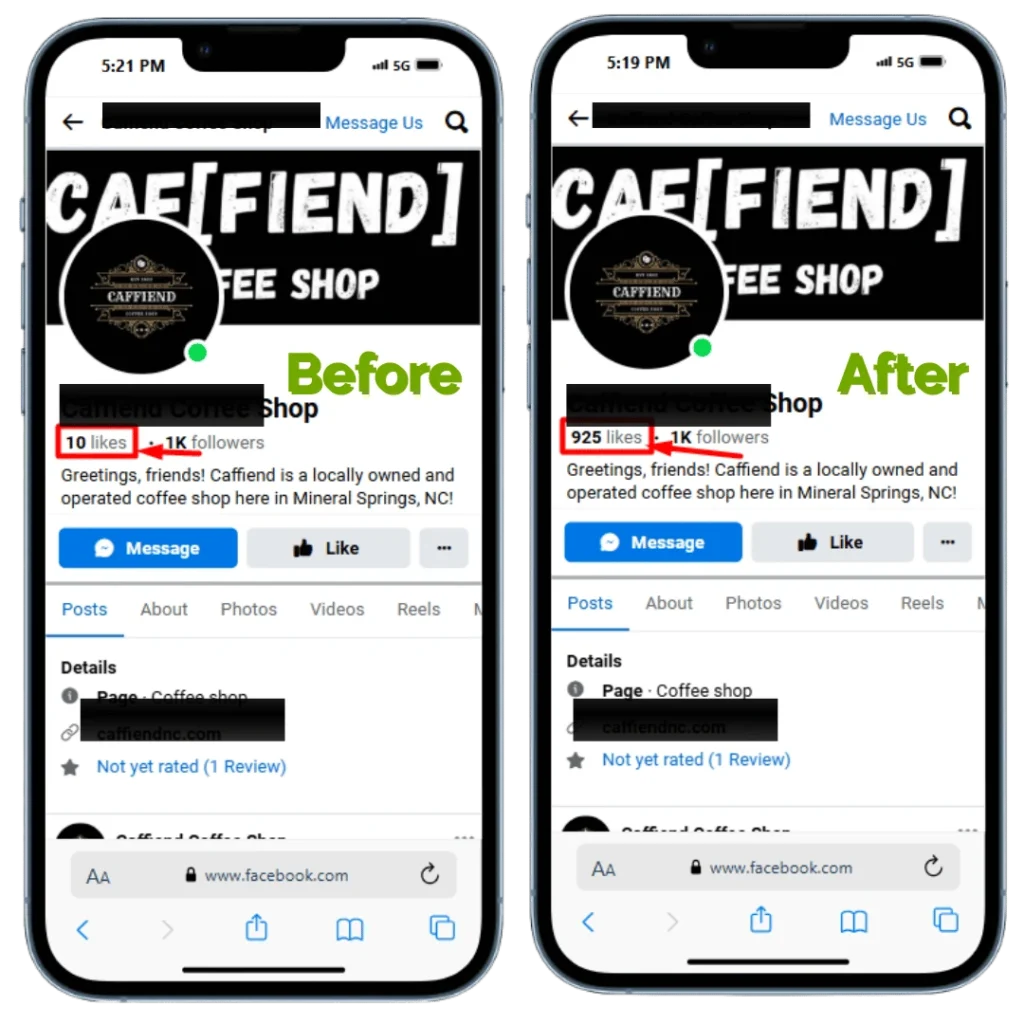 Benefits after buying real facebook likes from RB IT Agency